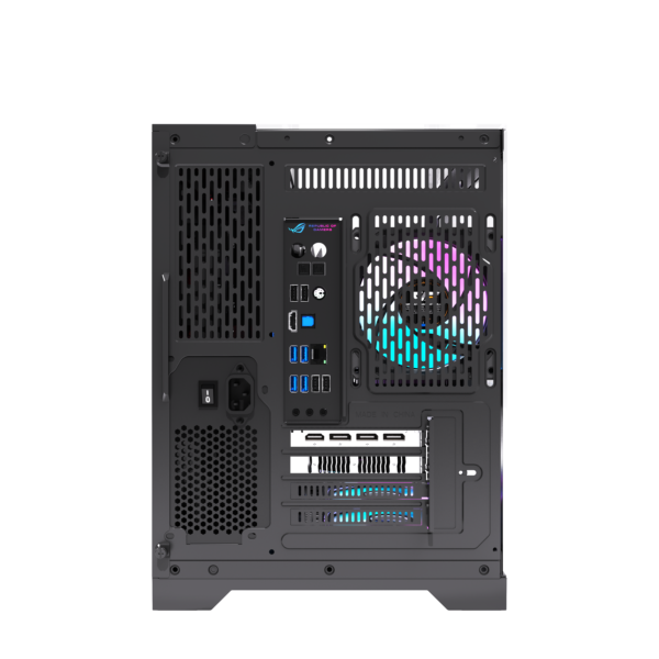  Thùng máy DarkFlash L280M (Chưa kèm Fan) | M-ATX/ITX, Kính cường lực, Đen 