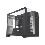  Thùng máy DarkFlash L280M (Chưa kèm Fan) | M-ATX/ITX, Kính cường lực, Đen 