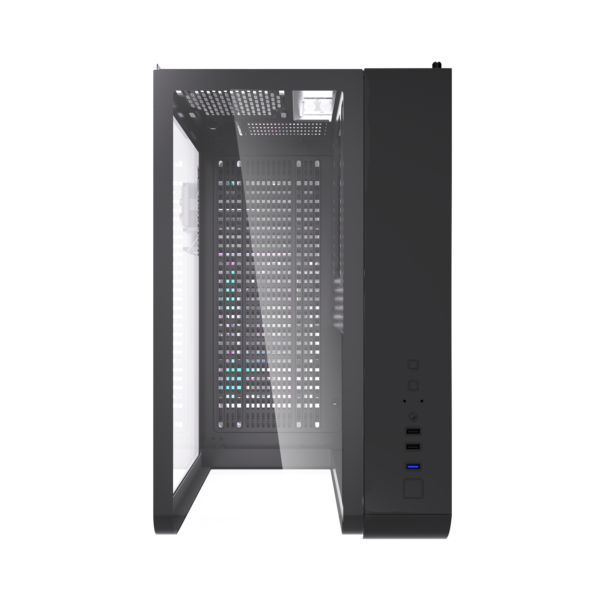  Thùng máy DarkFlash L280M (Chưa kèm Fan) | M-ATX/ITX, Kính cường lực, Đen 