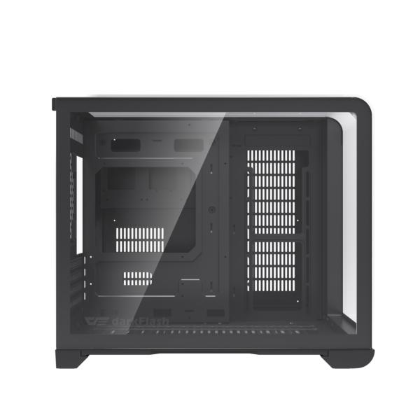  Thùng máy DarkFlash L280M (Chưa kèm Fan) | M-ATX/ITX, Kính cường lực, Đen 