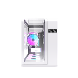  Thùng máy DarkFlash L280M (Chưa kèm Fan) | M-ATX/ITX, Kính cường lực, Trắng 