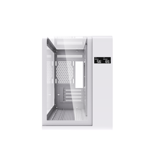  Thùng máy DarkFlash L280M (Chưa kèm Fan) | M-ATX/ITX, Kính cường lực, Trắng 