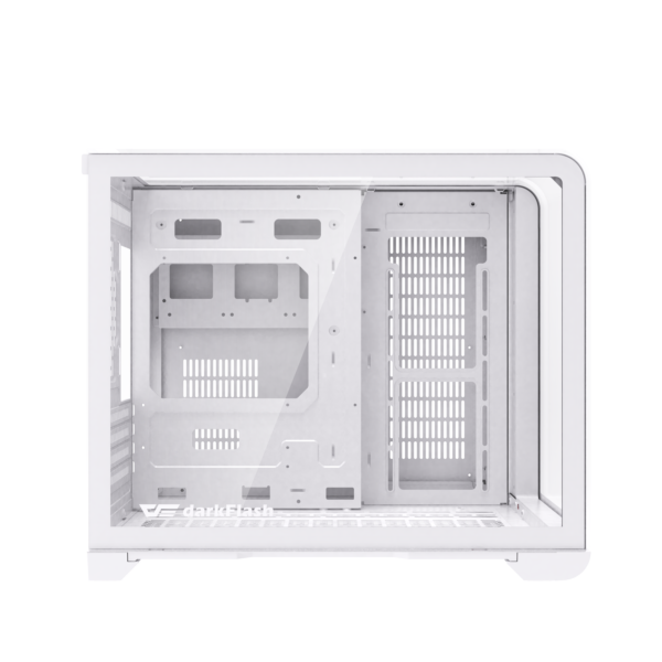  Thùng máy DarkFlash L280M (Chưa kèm Fan) | M-ATX/ITX, Kính cường lực, Trắng 