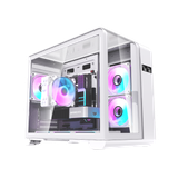  Thùng máy DarkFlash L280M (Chưa kèm Fan) | M-ATX/ITX, Kính cường lực, Trắng 