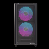  Thùng máy EINAREX PM150 RGB M-ATX | Kèm 3 Fan ARGB, Kính cường lực, Đen 