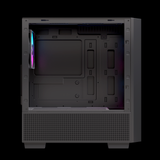  Thùng máy EINAREX PM150 RGB M-ATX | Kèm 3 Fan ARGB, Kính cường lực, Đen 