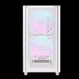  Thùng máy EINAREX PM150 RGB M-ATX | Kèm 3 Fan ARGB, Kính cường lực, Trắng 