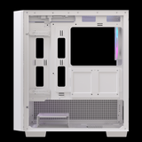  Thùng máy EINAREX PM150 RGB M-ATX | Kèm 3 Fan ARGB, Kính cường lực, Trắng 
