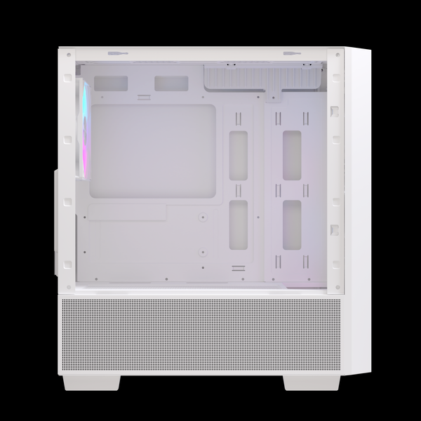  Thùng máy EINAREX PM150 RGB M-ATX | Kèm 3 Fan ARGB, Kính cường lực, Trắng 