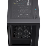  Thùng máy EINAREX Prisma S700 RGB F-ATX (Kèm Sẵn 4F ARGB) | Kính cường lực, USB 3.2 Type-C Gen 2, Đen 