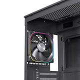  Thùng máy EINAREX Prisma S700 RGB F-ATX (Kèm Sẵn 4F ARGB) | Kính cường lực, USB 3.2 Type-C Gen 2, Đen 