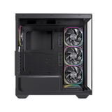  Thùng máy EINAREX Prisma S700 RGB F-ATX (Kèm Sẵn 4F ARGB) | Kính cường lực, USB 3.2 Type-C Gen 2, Đen 
