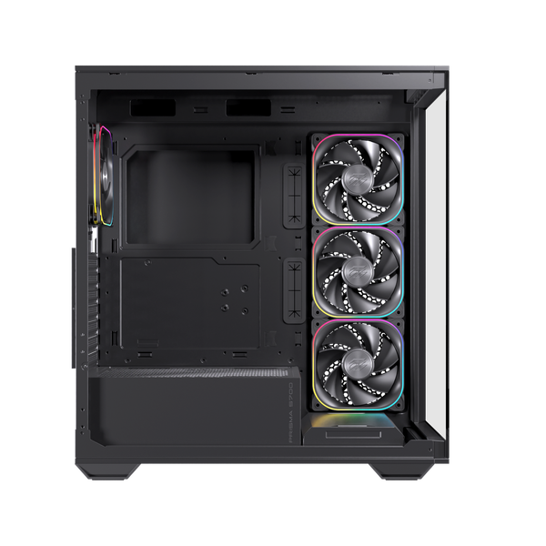  Thùng máy EINAREX Prisma S700 RGB F-ATX (Kèm Sẵn 4F ARGB) | Kính cường lực, USB 3.2 Type-C Gen 2, Đen 