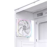  Thùng máy EINAREX Prisma S700 RGB F-ATX (Kèm Sẵn 4F ARGB) | Kính cường lực, USB 3.2 Type-C Gen 2, Trắng 