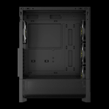  Thùng máy Gamdias Aura GC15 ARGB F-ATX (Kèm sẵn 4 Fan ARGB) | Mid Tower, Kính cường lực, Đen 