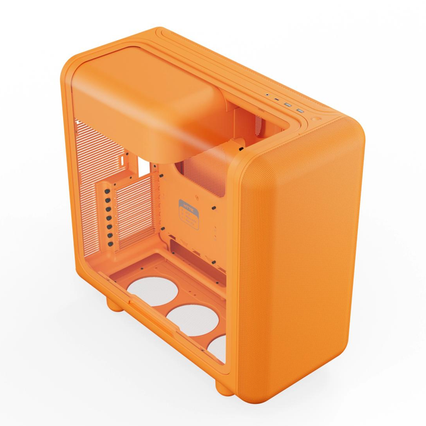  Thùng máy HYTE X50 Astral Orange (Chưa kèm Fan) | Mid-Tower, E-ATX, Kính cường lực, Cam 