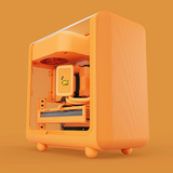  Thùng máy HYTE X50 Astral Orange (Chưa kèm Fan) | Mid-Tower, E-ATX, Kính cường lực, Cam 