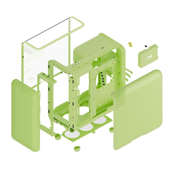  Thùng máy HYTE X50 Matcha (Chưa kèm Fan) | Mid-Tower, E-ATX, Kính cường lực, Xanh Matcha 