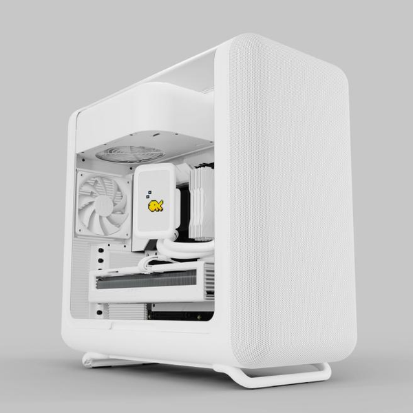  Thùng máy HYTE X50 Snow White (Chưa kèm Fan) | Mid-Tower, E-ATX, Kính cường lực, Trắng 