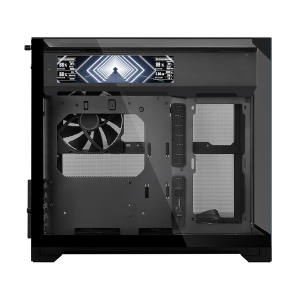  Thùng máy Lian Li O11 Vision M Digital (LCD 9.2 inch) (Không Kèm Fan) (CASELLO11VMDX) | M-ATX/ITX, LCD 9.2 inch, VGA 410mm, Đen 