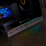  Thùng máy Leopard AX-8 LCD (Không kèm Fan) | Mid Tower, ATX/M-ATX/ITX, ARGB, Kính cường lực, Đen 