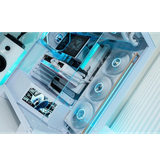  Thùng máy Jungle Leopard AX-8 LCD (Không kèm Fan) | Mid Tower, ATX/M-ATX/ITX, ARGB, Trắng 