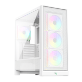 Thùng máy Gaming Linktech Bahamut 4FA | Full ATX, Kèm Sẵn 4 Fan ARGB, Trắng 