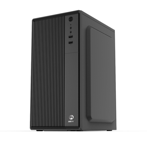  Thùng máy Văn Phòng MIK H1 Office | M-ATX/ITX, USB Type A, Đen 