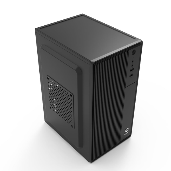  Thùng máy Văn Phòng MIK H1 Office | M-ATX/ITX, USB Type A, Đen 