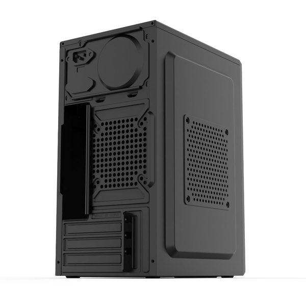  Thùng máy Văn Phòng MIK H1 Office | M-ATX/ITX, USB Type A, Đen 