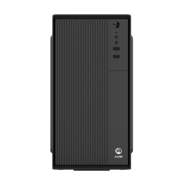  Thùng máy Văn Phòng MIK H1 Office | M-ATX/ITX, USB Type A, Đen 