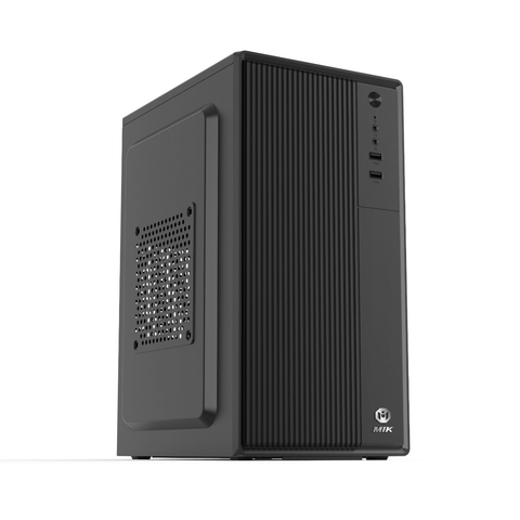Thùng máy Văn Phòng MIK H1 Office | M-ATX/ITX, USB Type A, Đen