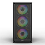  Thùng máy MIK H2 Gaming | M-ATX/ITX, Kính cường lực, Đen 