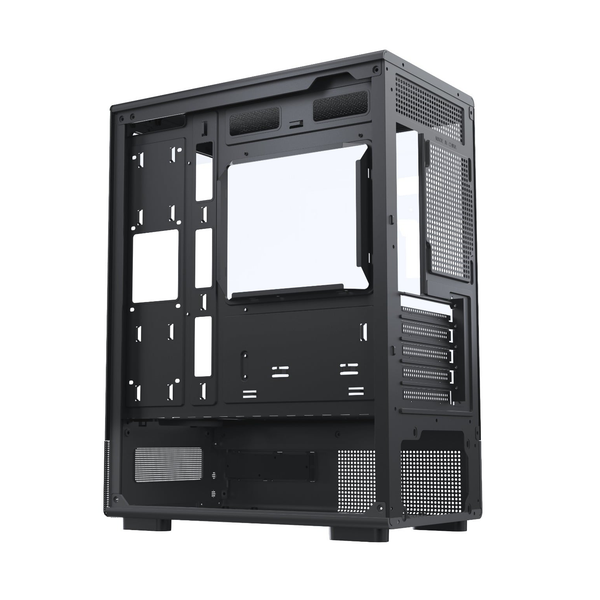  Thùng máy MIK H3 Hồ Cá | M-ATX/ITX, Kính cường lực, Đen 