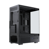  Thùng máy MIK H3 Hồ Cá | M-ATX/ITX, Kính cường lực, Đen 