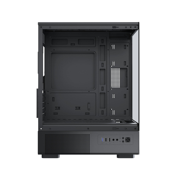  Thùng máy MIK H3 Hồ Cá | M-ATX/ITX, Kính cường lực, Đen 