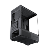  Thùng máy MIK H3 Hồ Cá | M-ATX/ITX, Kính cường lực, Đen 
