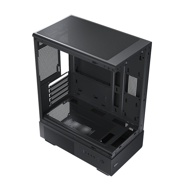  Thùng máy MIK H3 Hồ Cá | M-ATX/ITX, Kính cường lực, Đen 