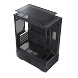  Thùng máy MIK H3 Hồ Cá | M-ATX/ITX, Kính cường lực, Đen 