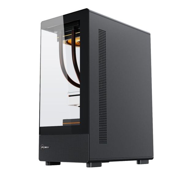  Thùng máy MIK H3 Hồ Cá | M-ATX/ITX, Kính cường lực, Đen 