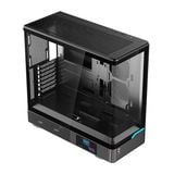  Thùng máy MIK H7 CURVED 360 ATX (Chưa kèm Fan) | ATX/M-ATX/ITX, Kính cường lực, Đen 