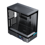  Thùng máy MIK H7 CURVED 240 M-ATX (Chưa kèm Fan) | M-ATX/ITX, Kính cường lực, Đen 