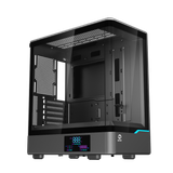  Thùng máy MIK H7 CURVED 240 M-ATX (Chưa kèm Fan) | M-ATX/ITX, Kính cường lực, Đen 