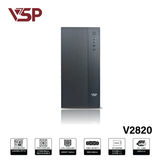  Thùng máy VSP V2820 | Micro ATX/Mini ITX, Mid Tower, Đen 