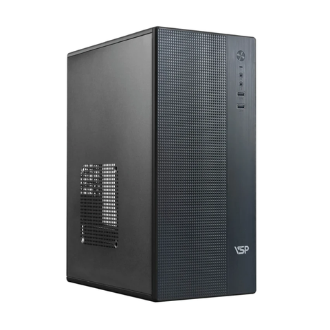 Thùng máy VSP V2820 | Micro ATX/Mini ITX, Mid Tower, Đen