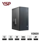  Thùng máy VSP V2820 | Micro ATX/Mini ITX, Mid Tower, Đen 