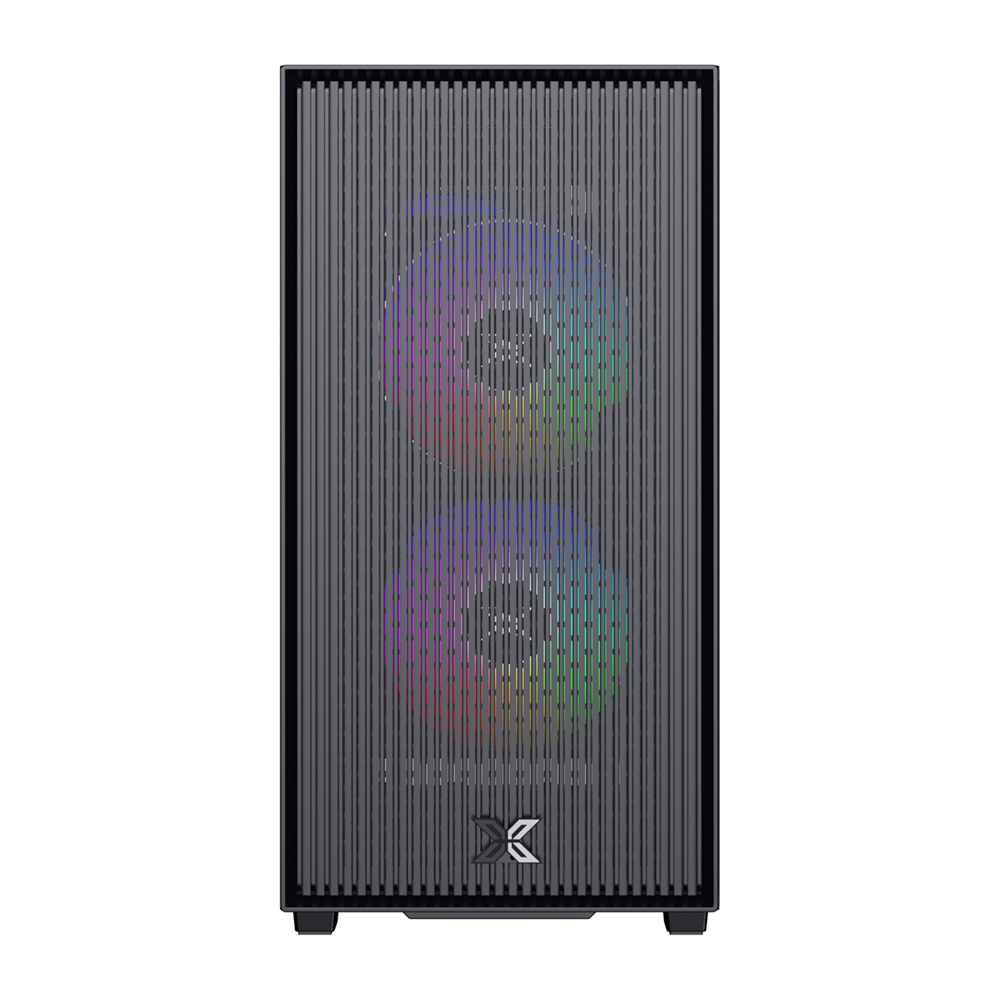 Thùng máy XIGMATEK Amun M 3F - EN90533 | Micro-ATX/Mini-ITX, Kèm 3 Fan, Đen