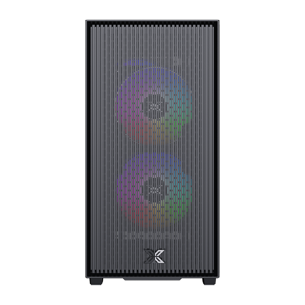  Thùng máy XIGMATEK Amun M 3F - EN90533 | Micro-ATX/Mini-ITX, Kèm 3 Fan, Đen 