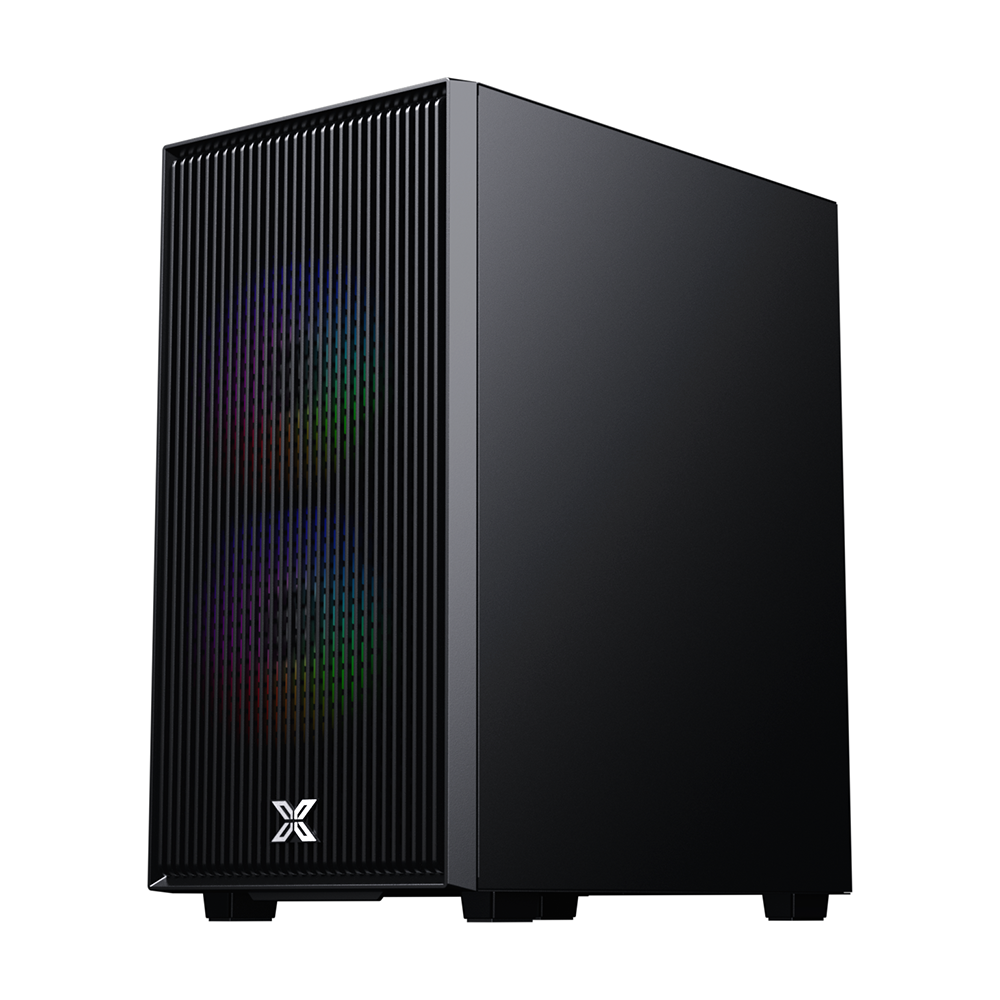 Thùng máy XIGMATEK Amun M 3F - EN90533 | Micro-ATX/Mini-ITX, Kèm 3 Fan, Đen