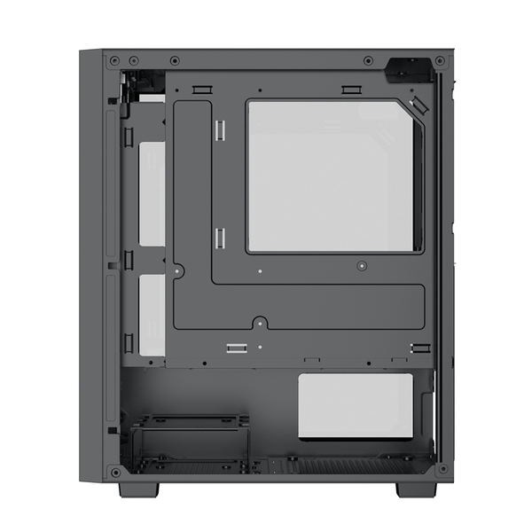  Thùng máy XIGMATEK Amun M 3F - EN90533 | Micro-ATX/Mini-ITX, Kèm 3 Fan, Đen 